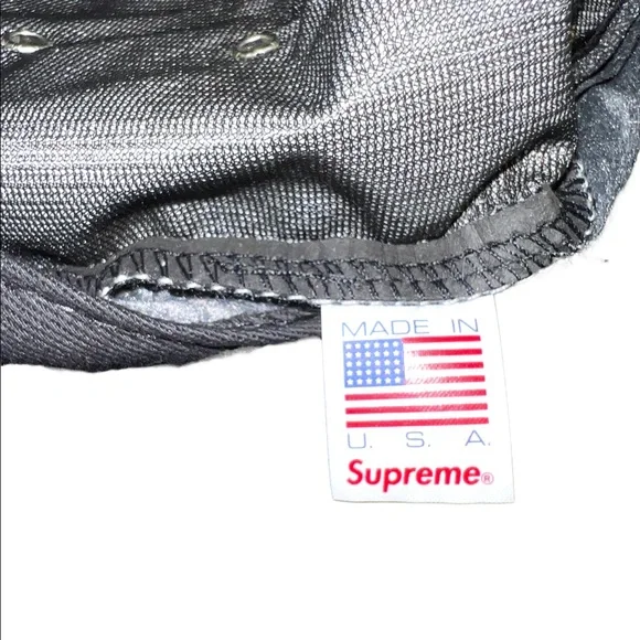 Supreme Silver Navy F/W 2013 Camp Cap 5 Panel Hat - Picture 5 of 6
